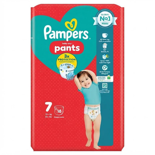 Pampers baby dry - 4x, nappy