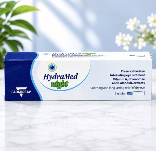 Hydramed night eye - eye, lanolin
