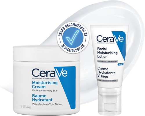 Cerave night time routine - cerave, night-time