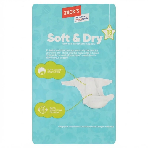 Jacks soft dry size 3 - 3x,