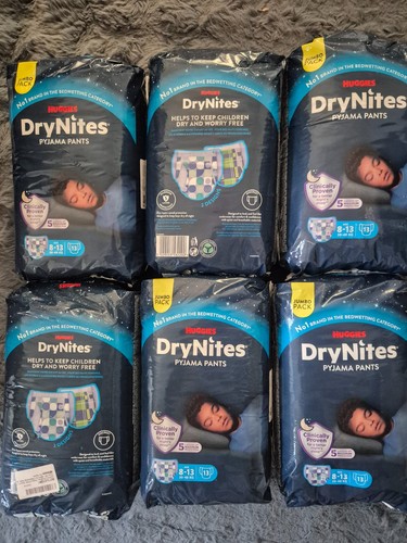 Packs huggies dry - 6, of