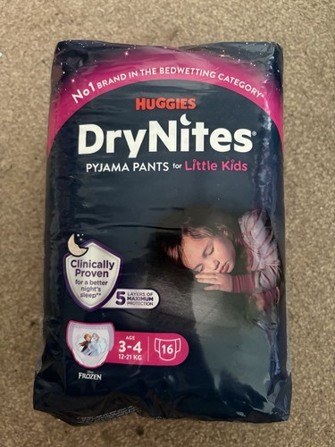 Huggies dry nites - nites, girls