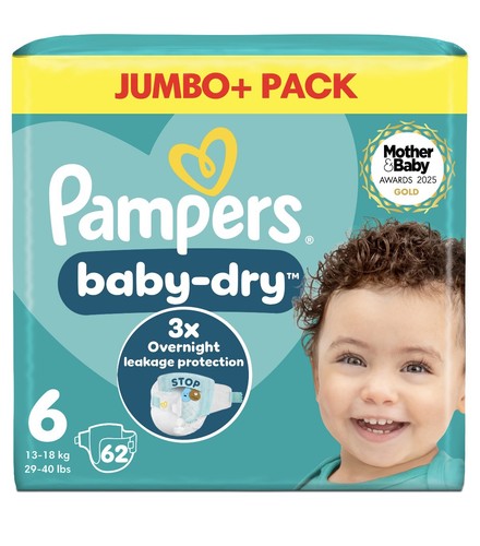 Pampers baby dry nappies size - pampers,